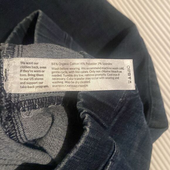 Eileen Fisher Pull On jeans Size Medium - Picture 4 of 6